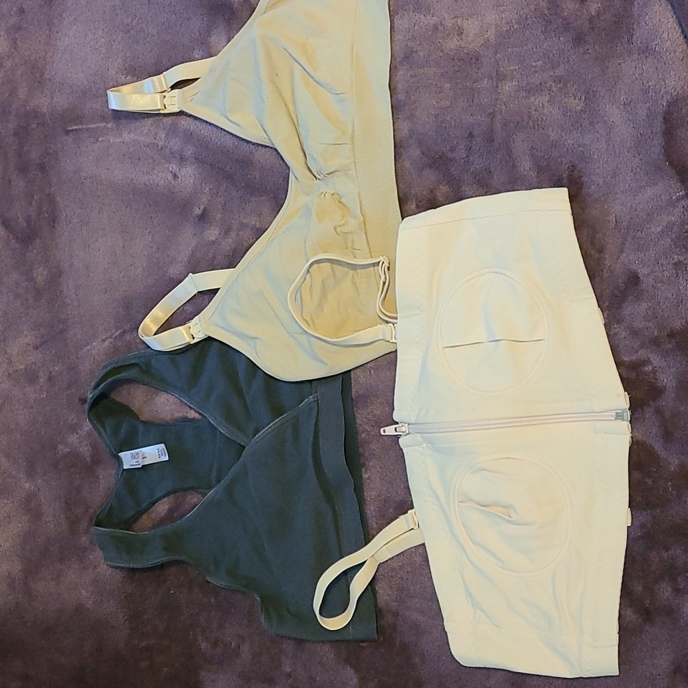 Nursing/pumping bra lot